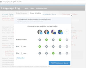 Figure 2: Buffer offers social media scheduling across multiple platforms in just a few clicks.