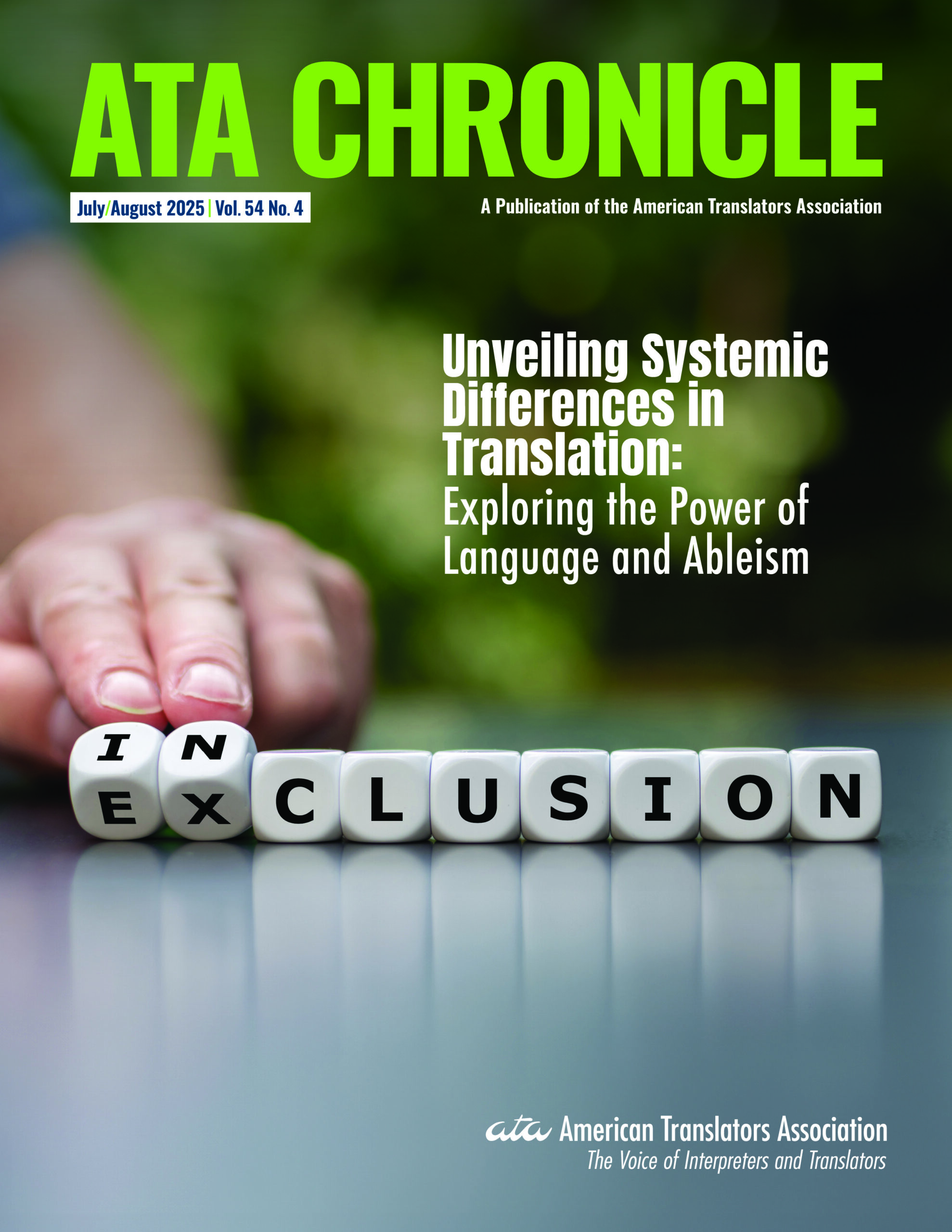 ATA Chronicle July August 2025