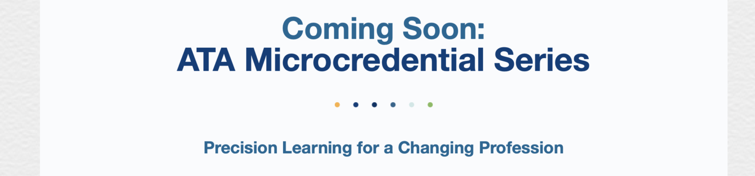 Coming Soon: ATA Microcredential Series - American Translators ...