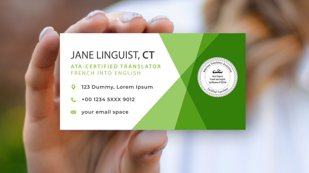 Use your CT designation and seal to show off your certification status on your résumé, business cards, website, and more.