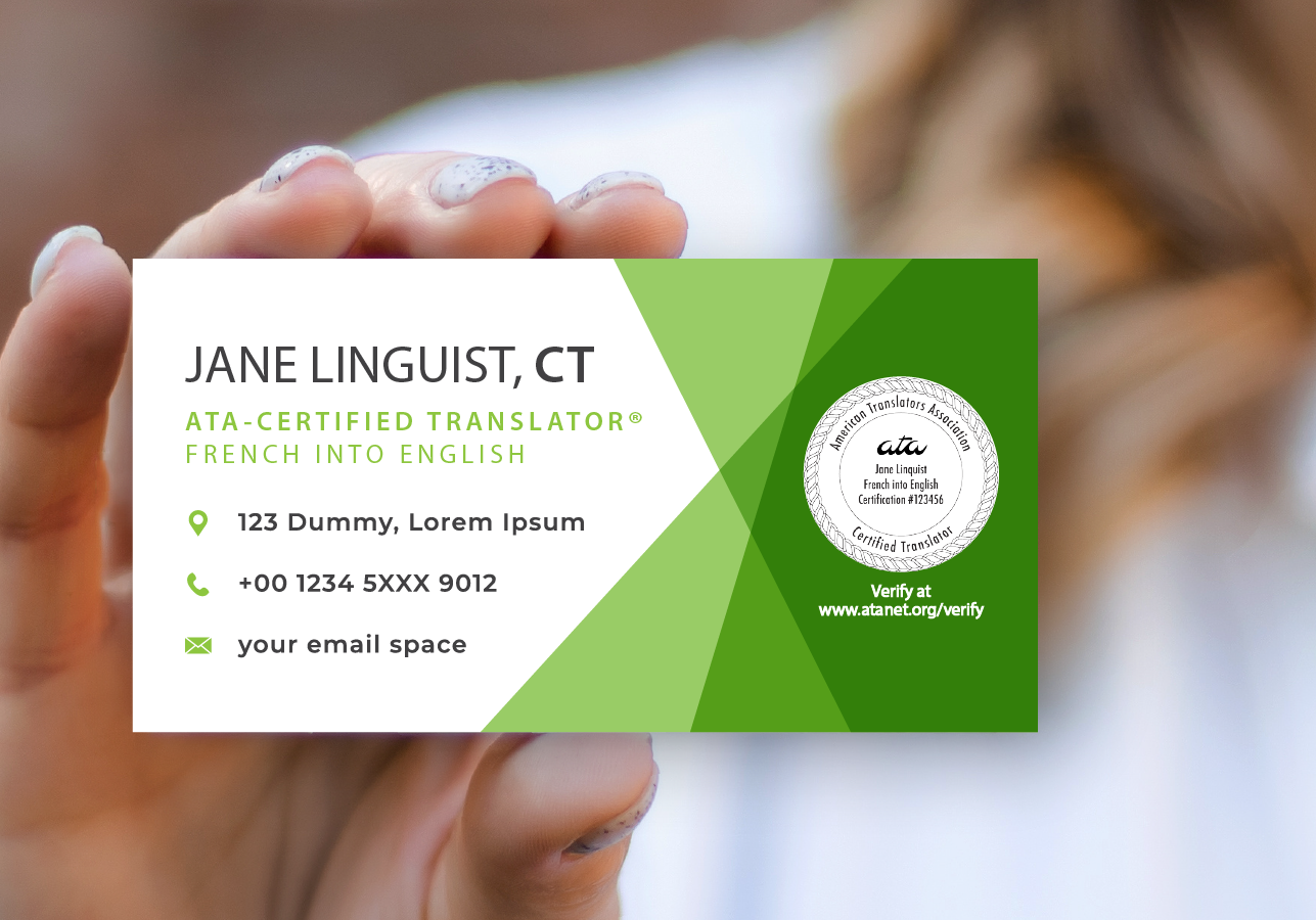 Use your CT designation and seal to show off your certification status on your résumé, business cards, website, and more.